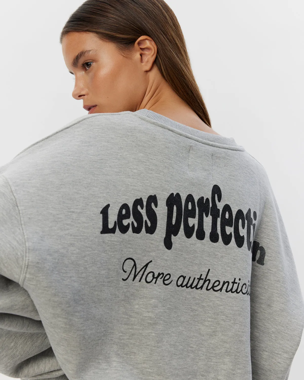 ELISW SWEATSHIRT - Grey melange