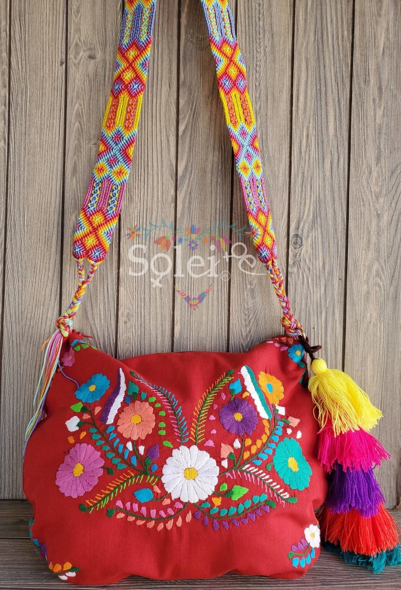 Morral with PomPom Tassel