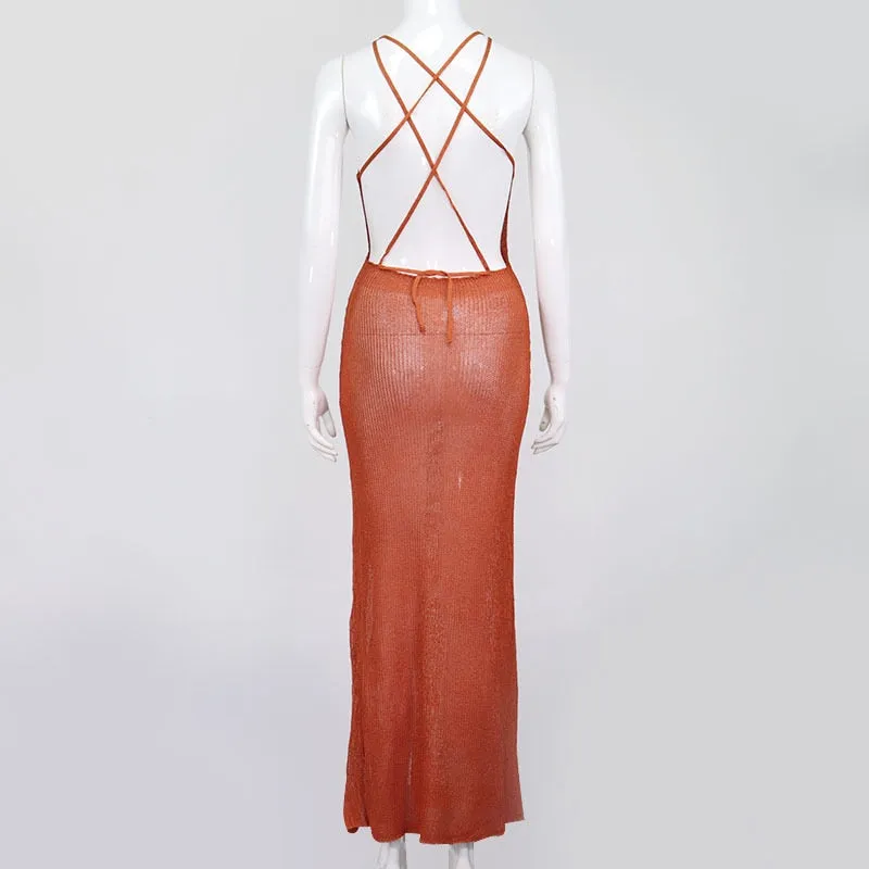 TEEK - Hollow Backless Cover Up