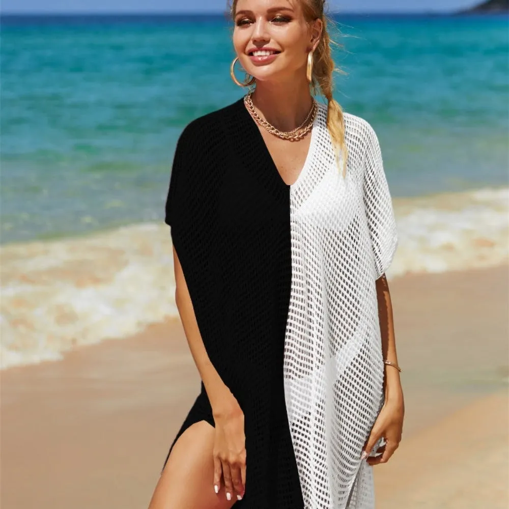 Trend4us Beach Cover-Up Knit Blouse